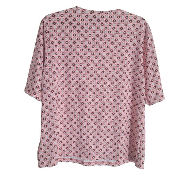 3 Land's End Floral Rash Guard Shirts Women's XL Short Sleeve Tropical Beach - Picture 6 of 15